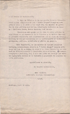 Comunicado de prensa por exposición de grabados