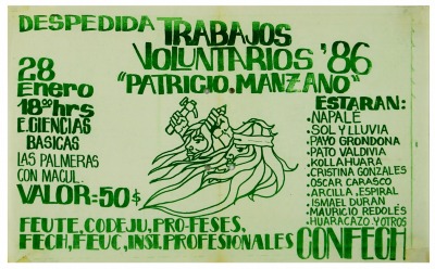 Despedida de Trabajos Voluntarios 1986