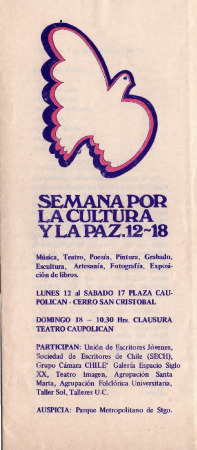 Semana por la cultura y la paz