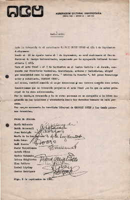 Declaración por detención de Gregory Cohen