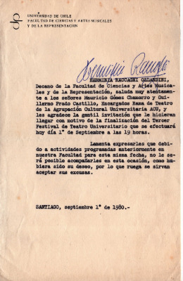 Universidad de Chile, Facultad de Ciencias y Artes Musicales