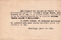 Invitación "Entre gallos y medianoche"