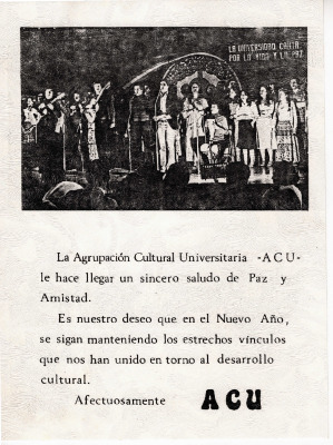 Saludo de año nuevo 