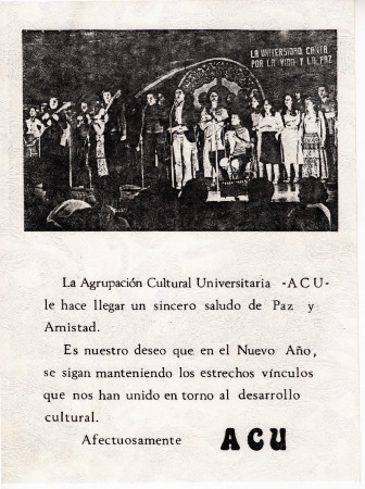Saludo de año nuevo
