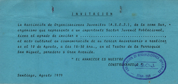 Invitación ASOJ