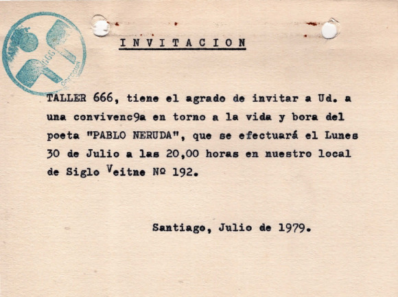 Invitación Taller 666