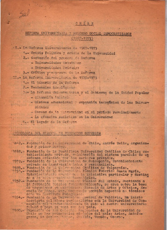 Reforma universitaria y proceso social democratizador (1967-1973)