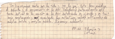 Saludo CC.AA Filosofía y Letras