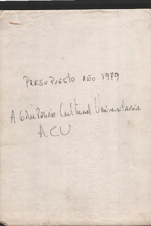 Presupuesto año 1979