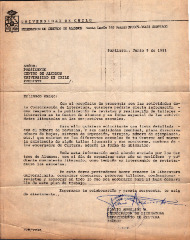 Carta sobre publicaciones