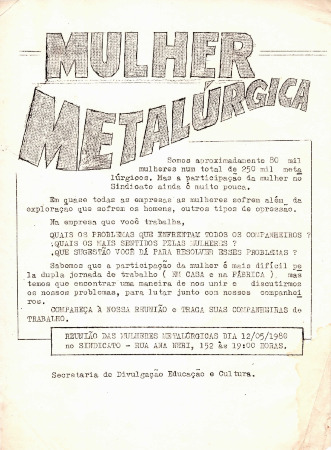 Mulher Metalurgica