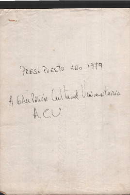 Presupuesto año 1979 