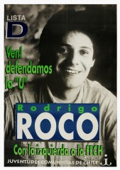 Afiche Rodrigo Roco Presidente - Lista D
