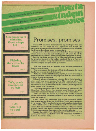 Alberta Student Voice Vol 3. No. 1