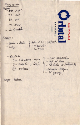 Anotaciones - Programa y anexos