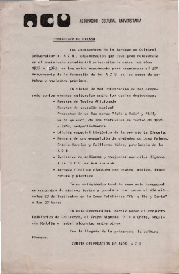 Comunicado de prensa 