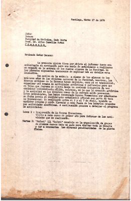 Señor Decano Facultad de Medicina Sede Norte, prof. Dr. Elías Cumsille Núñez 