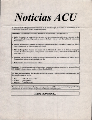 Noticias ACU 