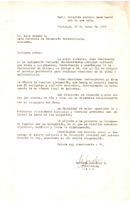 Sr. Luis Arenas, Jefe Servicio de Extensión Universitaria