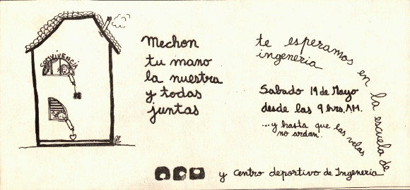 Mechón tu mano y la nuestra y todas juntas