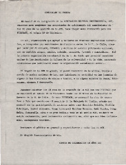 Comunicado de prensa