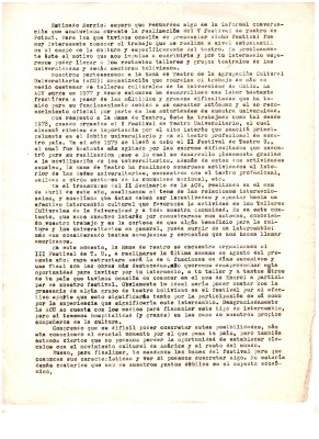 Carta a Sergio Medinaceli 