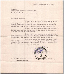 Carta del Comité de Acciones Solidarias de Maipú