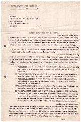 Carta del Teatro Universitario Municipal de Temuco