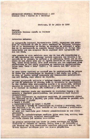 Al Instituto Chileno Alemán de Cultura