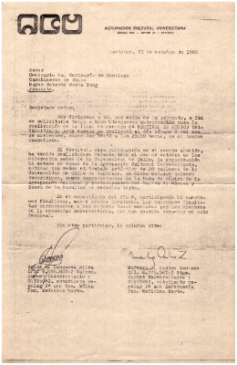 Carta a Mayor Roberto Cerda y Autorización de este