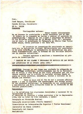 Carta a WUS Chile
