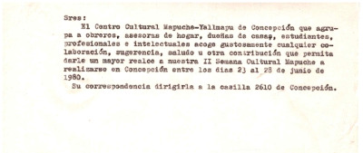 Segunda semana cultural mapuche