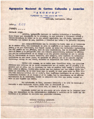  Invitación acto de homenaje por Víctor Jara