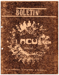 Boletín ACU Macul N°1