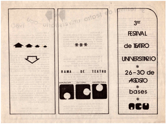 Bases del 3er Festival de Teatro Universitario 