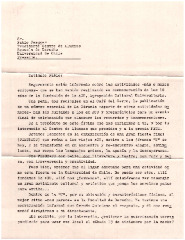 Carta a Pablo Jaegger Presidente Centro de Alumnos Escuela de Derecho U. de Chile 