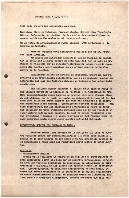 Informe sede ACU Norte 