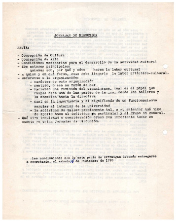 Jornadas de discusión