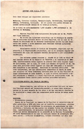 Informe sede ACU Norte 