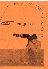Programa 4to Festival de Teatro Universitario