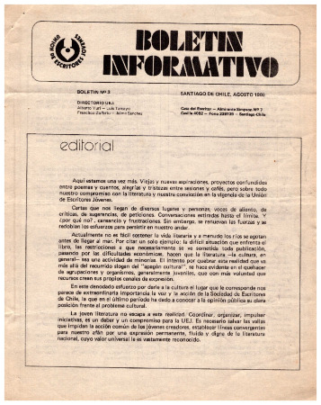 Boletín Informativo N°3