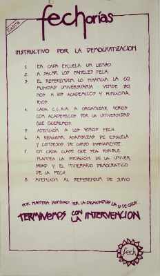 Fechorías EXTRA Instructivo por la democratización