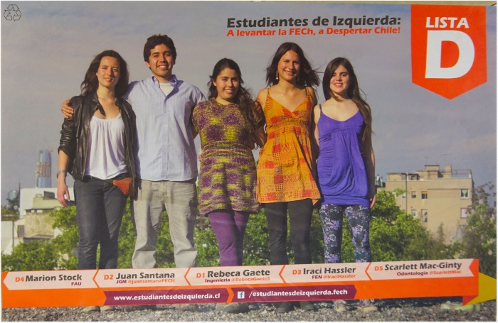 A levantar la FECh, a despertar Chile - Lista D