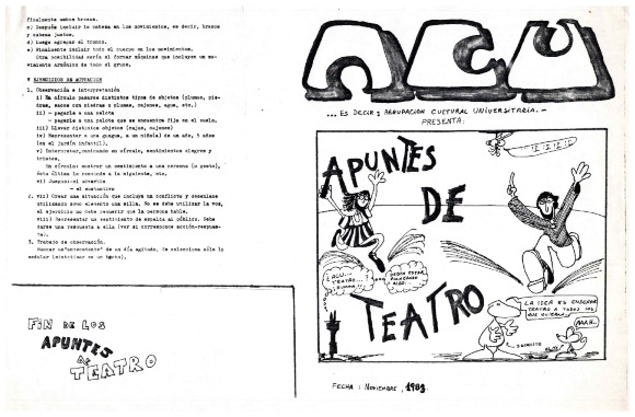 Apuntes de teatro