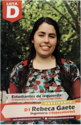 Afiches A levantar la FECh, a despertar Chile - Lista D