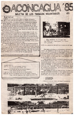 Aconcagua 85' Boletín TTVV N°4
