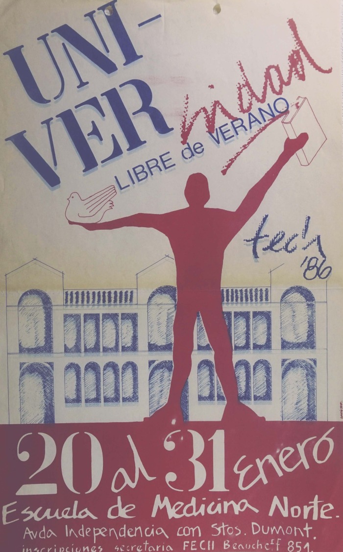 Universidad Libre de Verano. Fech 86'. 20 al 31 de enero