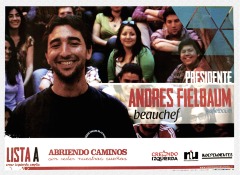 Andrés Fielbaum Presidente FECH Lista A