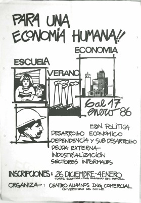 Para una economía humana. Escuela verano economía.
